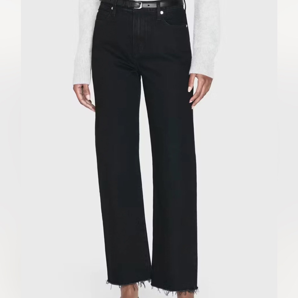 Frame Le Jane Crop Raw Fray Jean
